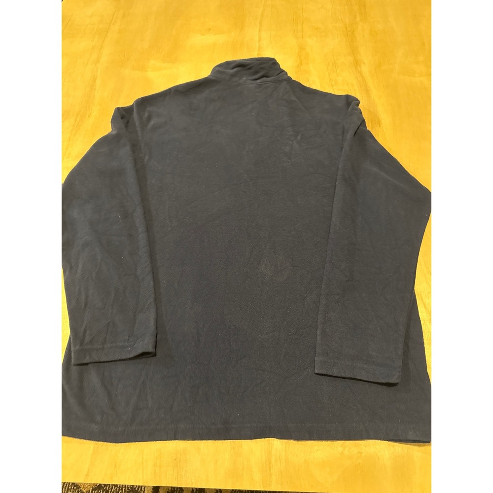NFL Team Apparel Seattle Seahawks Mens 2XL Navy Blue Fleece Quarter Zip Pullover - Picture 7 of 7
